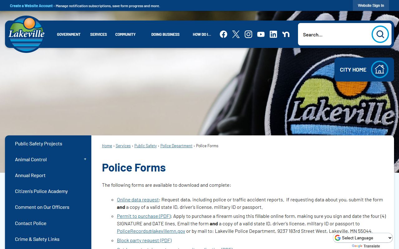 Lakeville busted mugshots police forms page