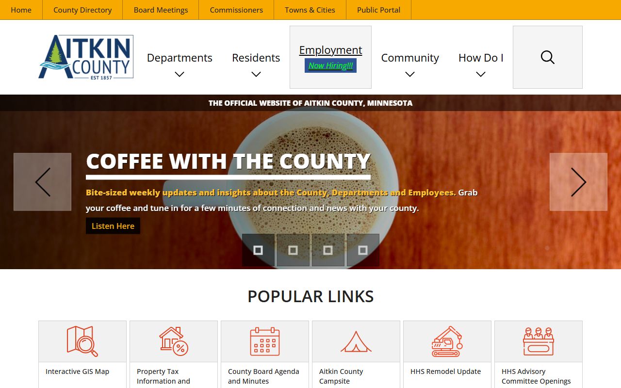 Aitkin County busted mugshots sheriff homepage