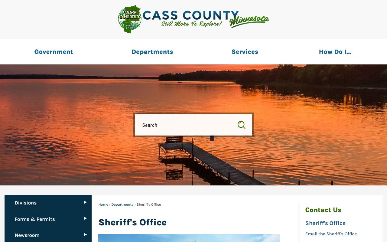 Cass County busted mugshots Sheriff's Office website