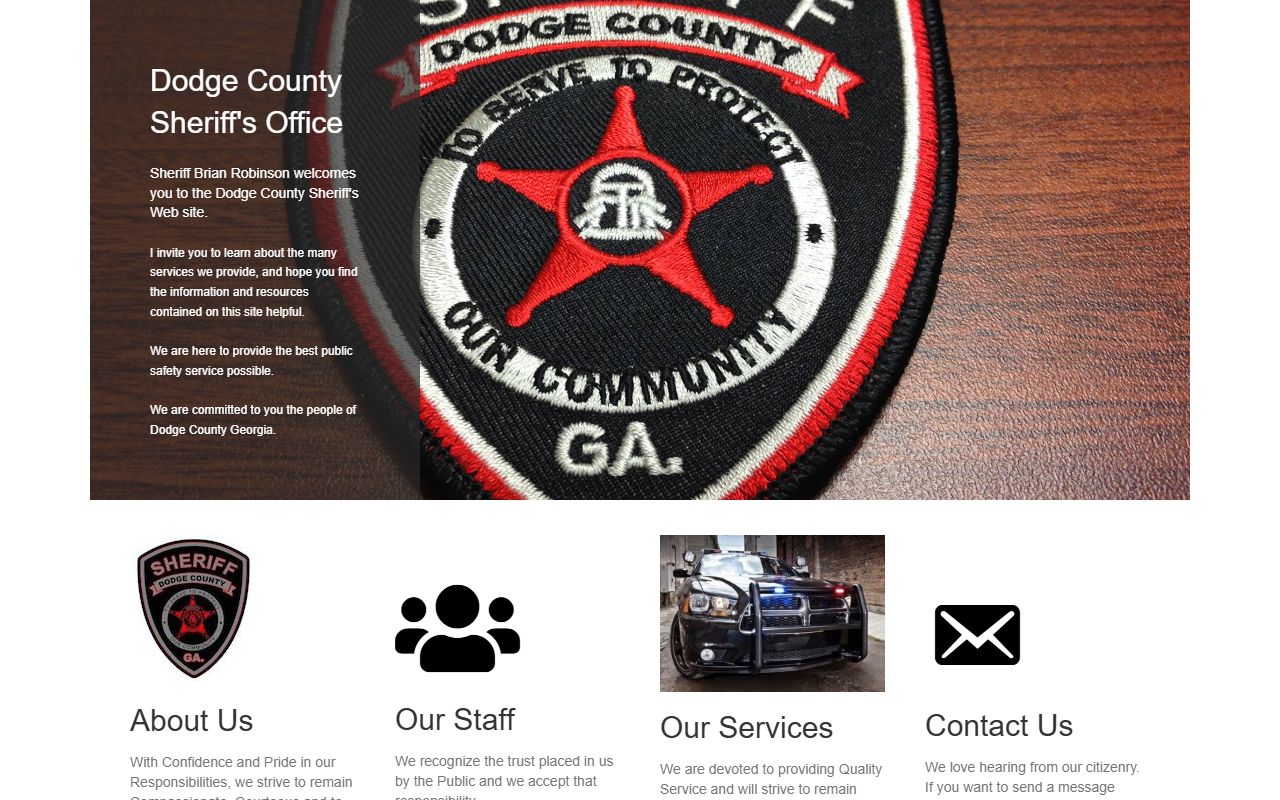 Dodge County busted mugshots Sheriff website