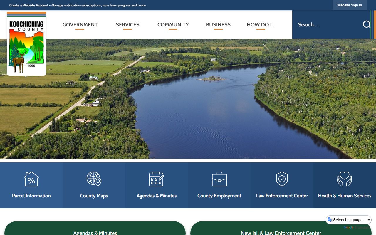 Koochiching County busted mugshots county website