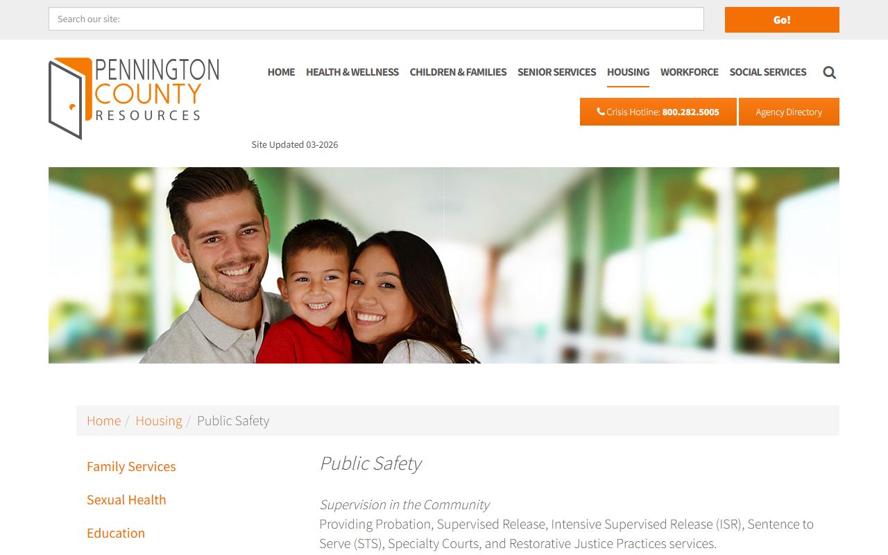 Pennington County busted mugshots custody list