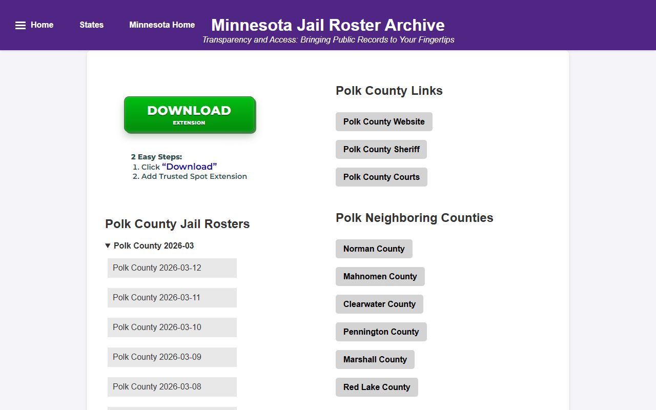 Polk County busted mugshots jail rosters directory