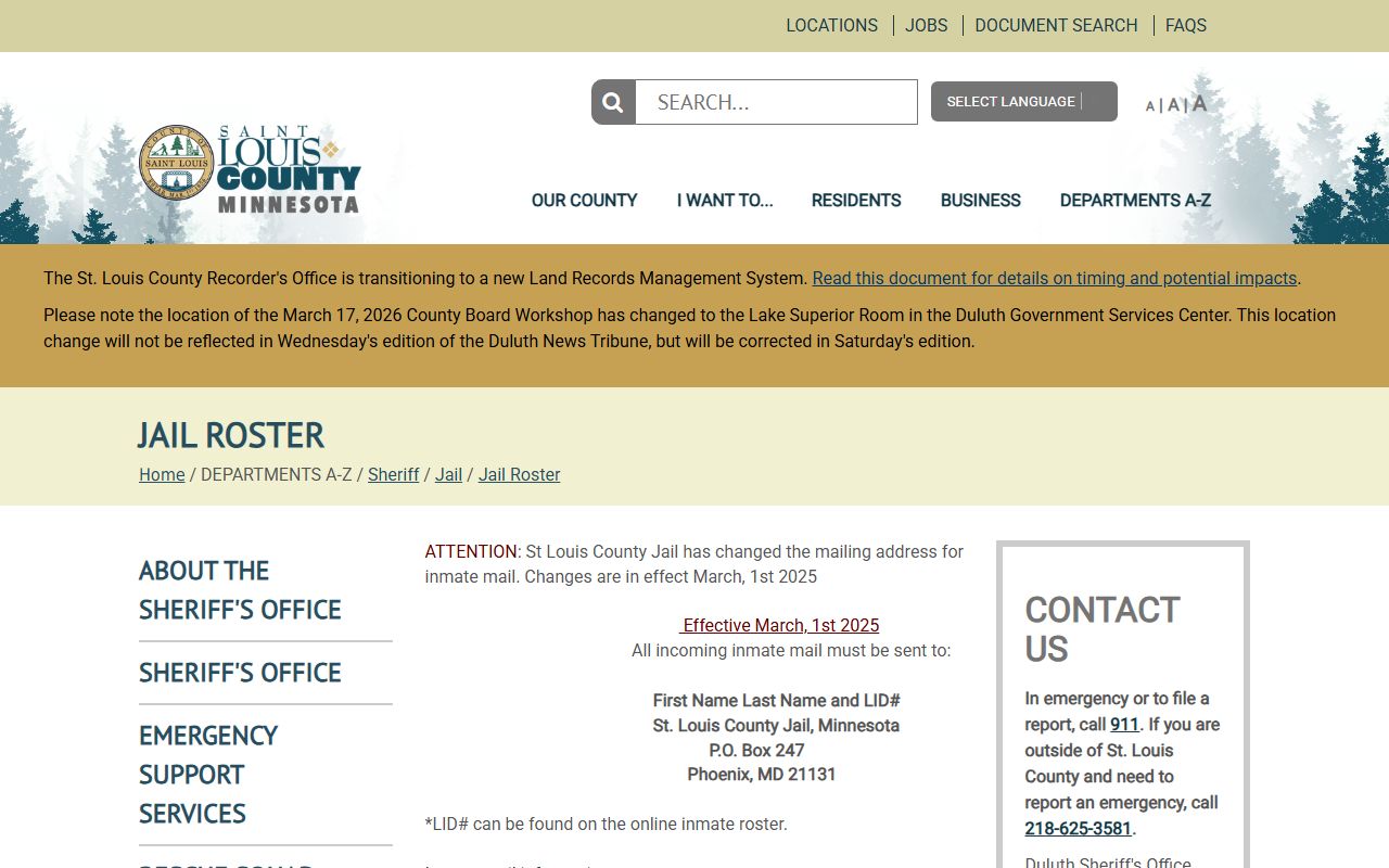 St. Louis County busted mugshots jail roster